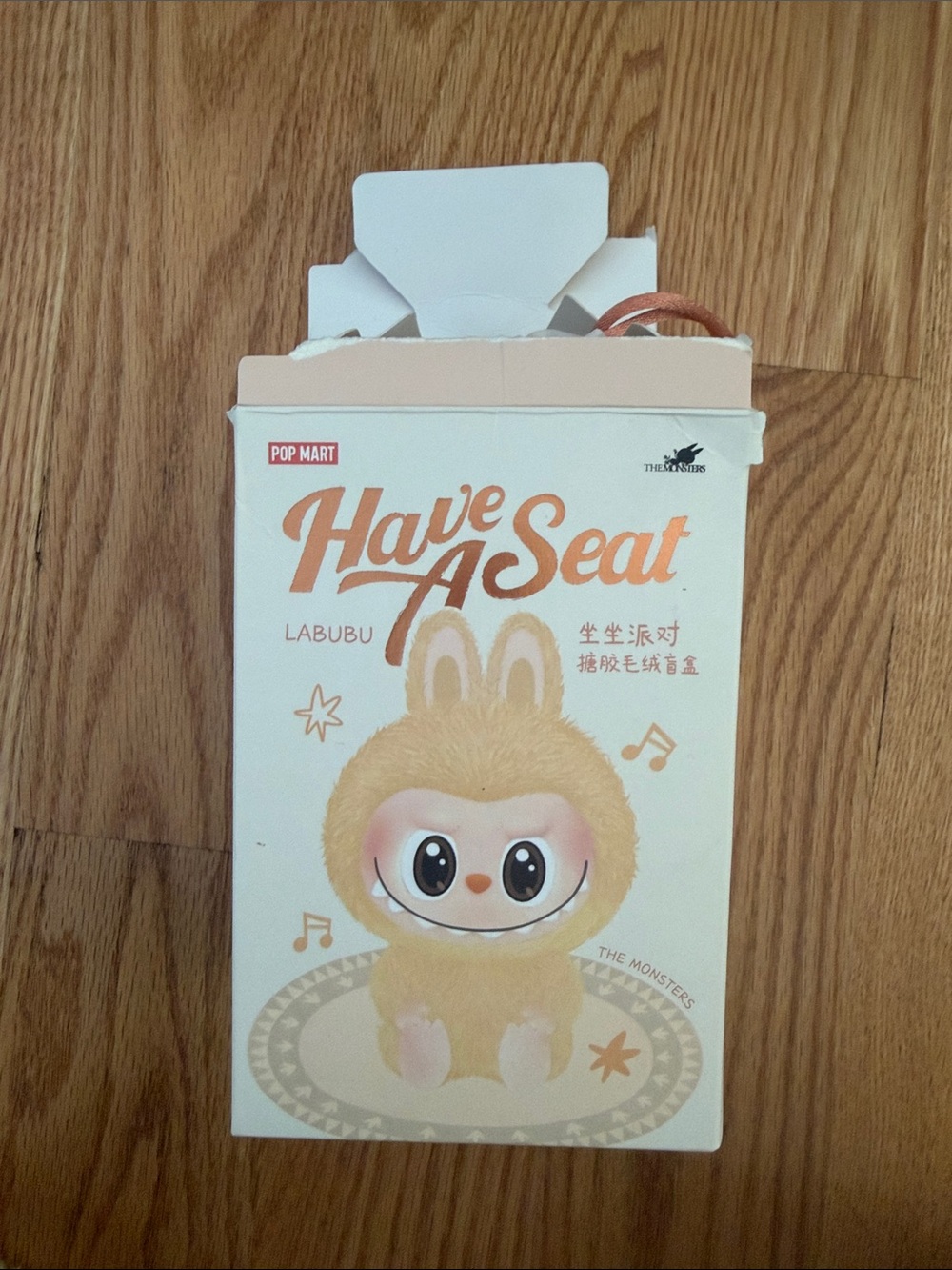 Have A Seat Labubu Plush - Cream